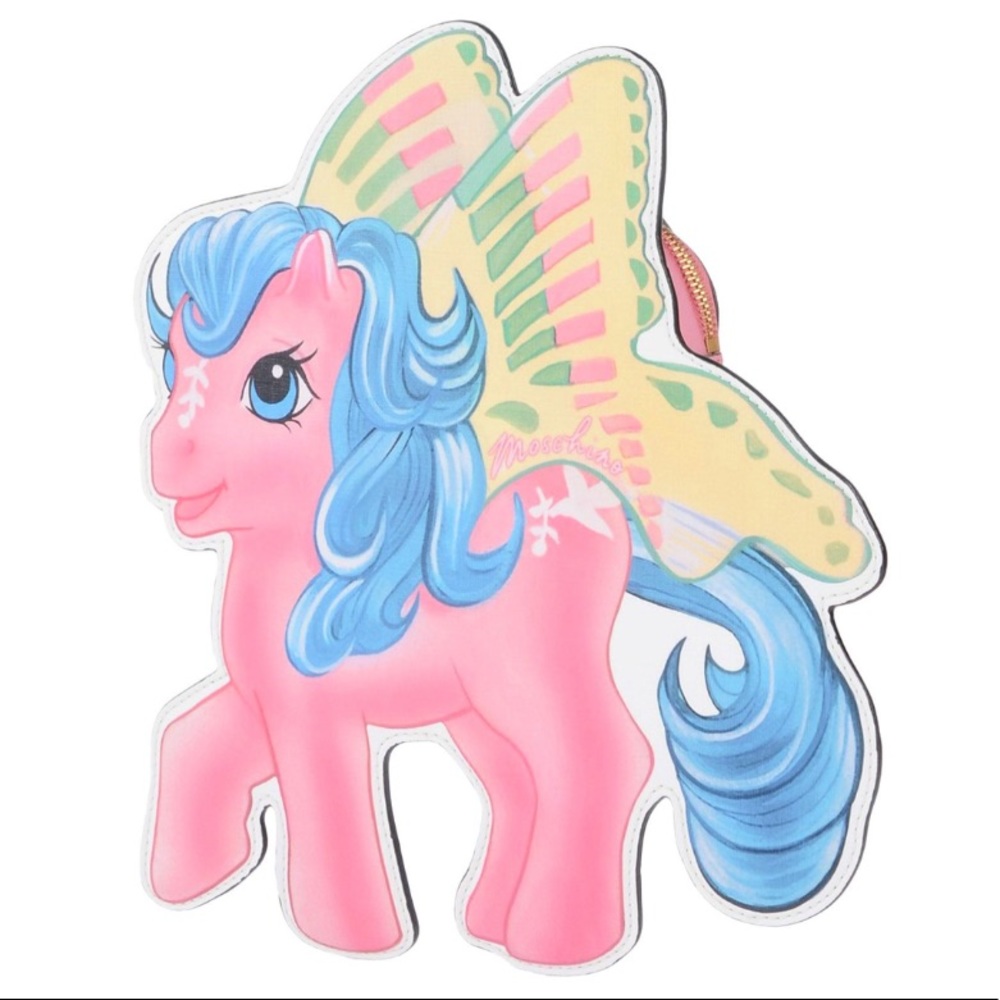 Moschino x My Little Pony runway rare pink fantasia  backpack - Picture 4 of 16
